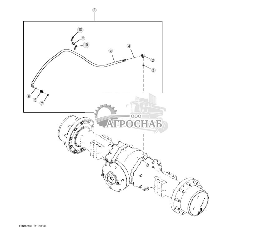 Трубопровод блокировки дифференциала (303524 - ) - ST865788 35.jpg